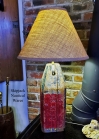 Authentic Wood Lobster Trap Marker Nautical Table Lamp