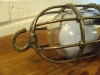 Cast Brass Trouble Light, cage view