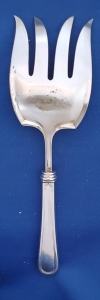 U.S. Navy Junior Officer's Mess flatware -- serving fork, 8.75" -- (antique)