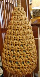 Vintage Tear-drop Shaped Rope Boat Fender